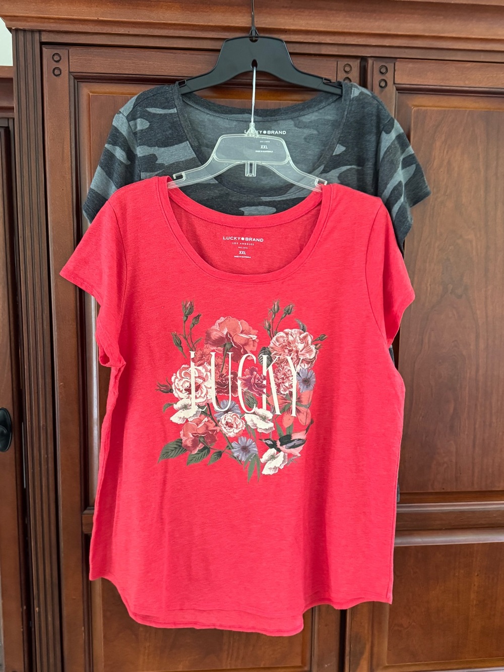 Lucky Brand two graphic t-shirts, size xxl